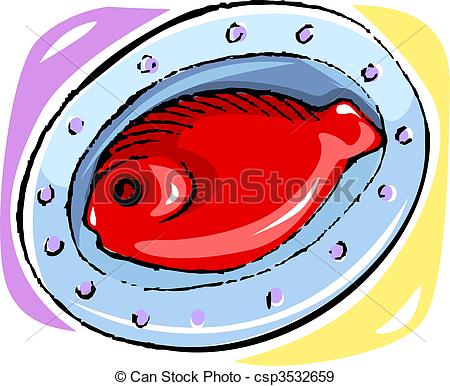Fish Fry Csp3532659   Search Vector Clipart Drawings Illustrations