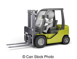 Forklift Illustrations And Clip Art  3265 Forklift Royalty Free