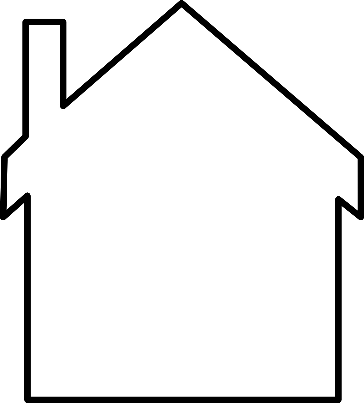 Free House Border Clipart