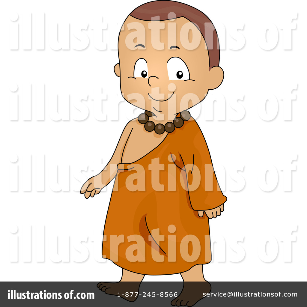Monk Clipart  1065209 By Bnp Design Studio   Royalty Free  Rf  Stock