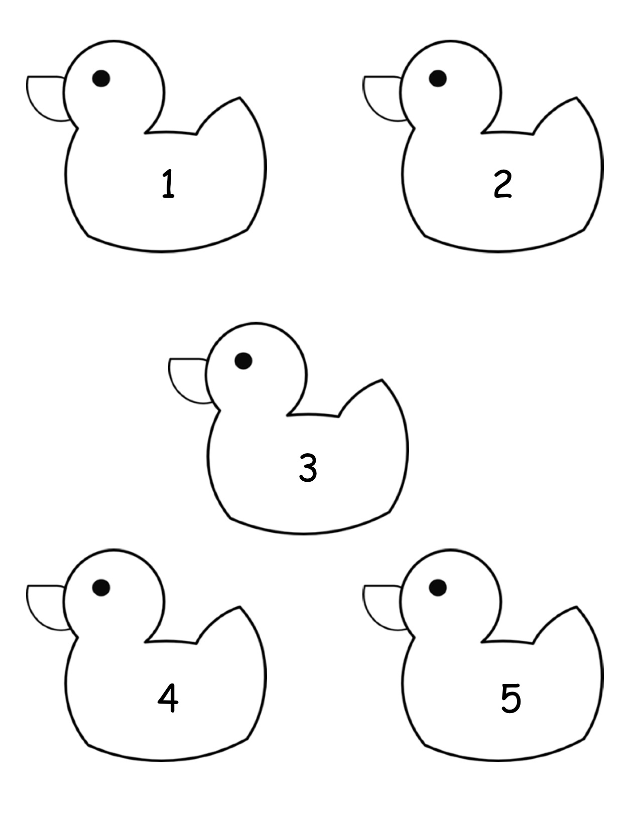 Or The Plastic Ducks To Practice Counting Backward From 10   0