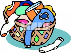Put Away Laundry Clipart