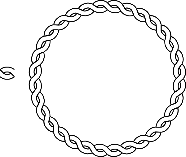 Rope Border Circle Clip Art At Clker Com   Vector Clip Art Online