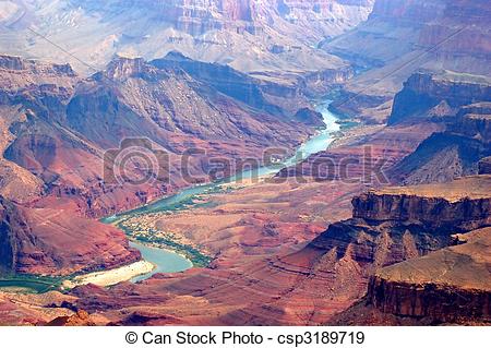 Stock Photo   Grand Canyon And Colorado River   Stock Image Images