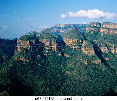 Stock Photo Of The Three Rondavels Blyde River Canyon Near Graskop