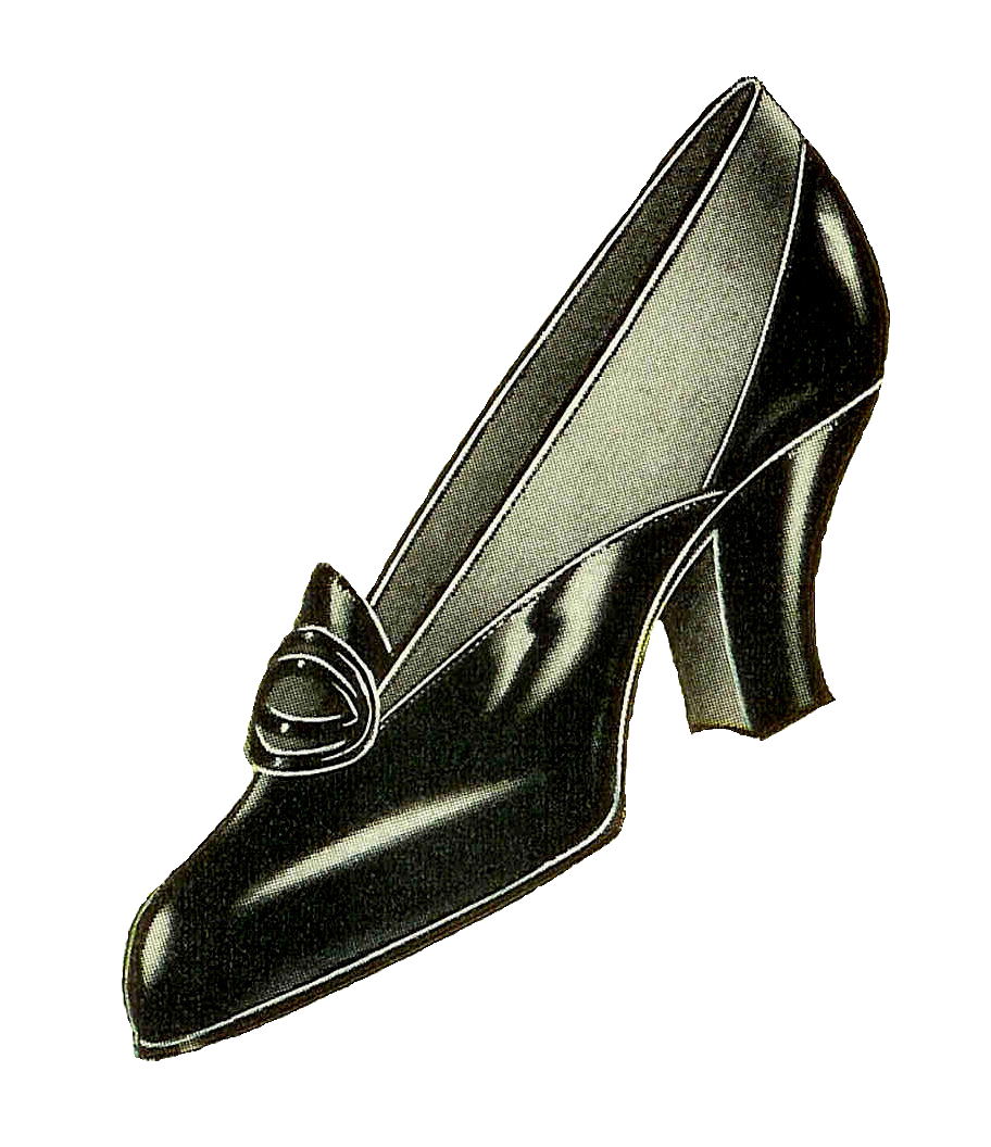 This Vintage Shoe Gorgeous   This Is A Piece Of Vintage Shoe Clip Art