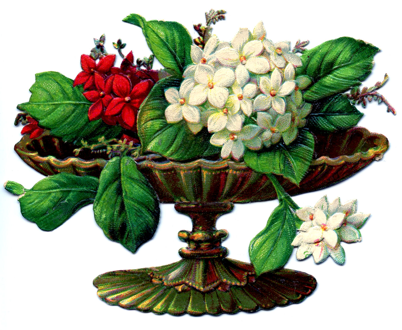 Victorian Clip Art   Flowers In Urns   The Graphics Fairy