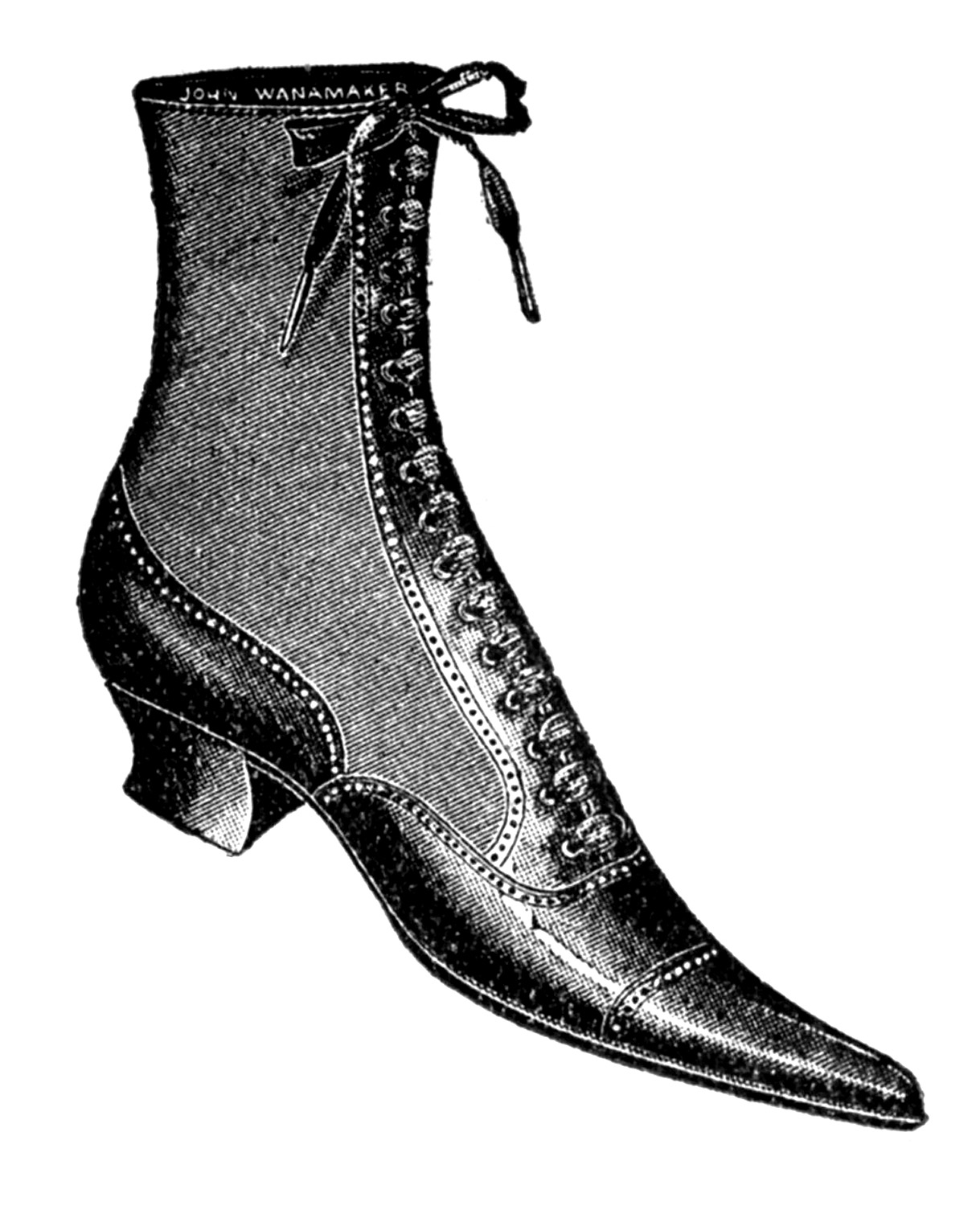 Vintage Clip Art   Ladies Shoes And Boots   The Graphics Fairy