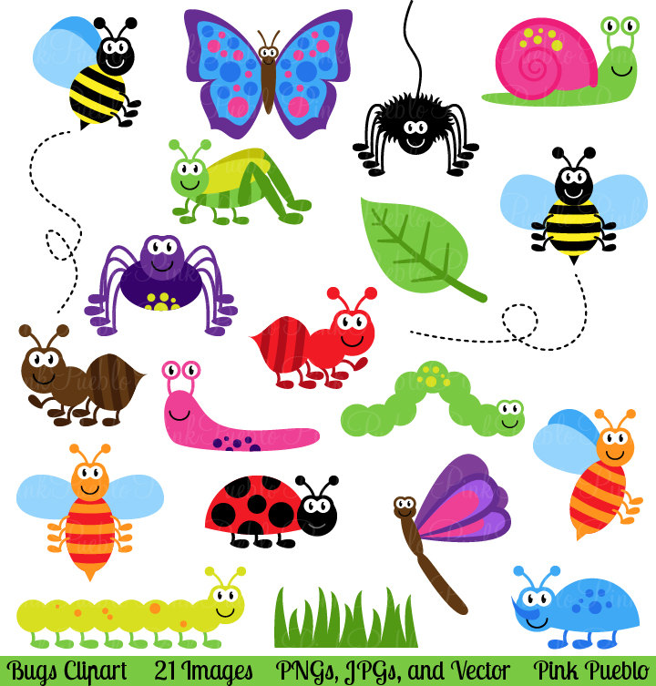 Bugs Clipart Clip Art Insects Clipart Clip Art By Pinkpueblo