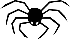 Clip Art  Scary Spiders Clipart