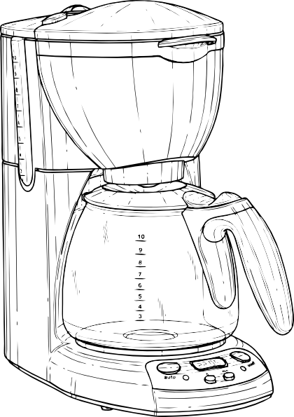 Free Vector Coffee Maker Clip Art 112850 Coffee Maker Clip Art Hight