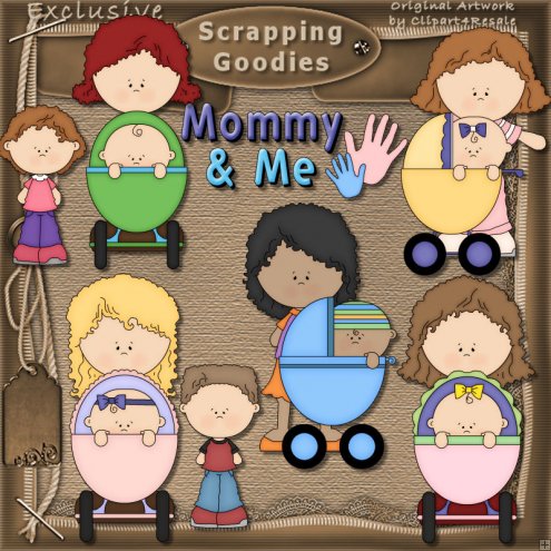 Home    Clipart    Exclusive Cu Clipart    Mommy And Me Cu Exclusive