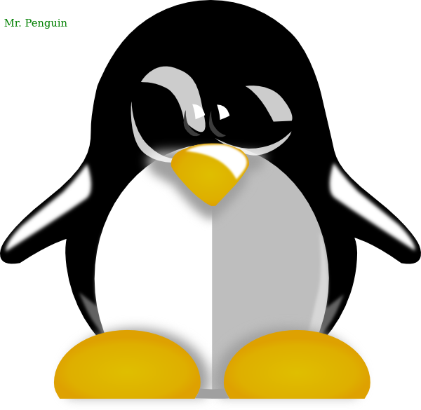 Mr  Penguin Clip Art