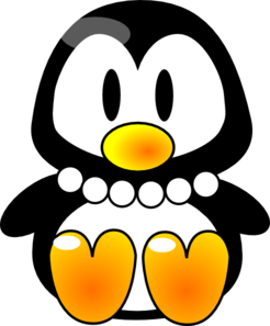 Pearl Penguin Clip Art At Clker Com   Vector Clip Art Online Royalty    
