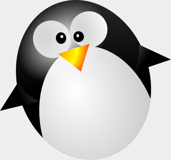 Penguin With No Feet Clip Art At Clker Com   Vector Clip Art Online    