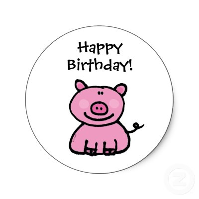 Pin Happy Birthday Pig Clip Art Image On Pinterest
