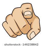 Pointing Finger Clip Art Vector Free Vector Images   Vector Me