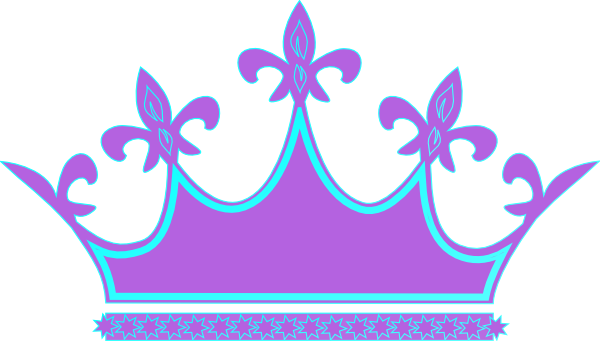 Purple Blue Crown Clip Art At Clker Com   Vector Clip Art Online    