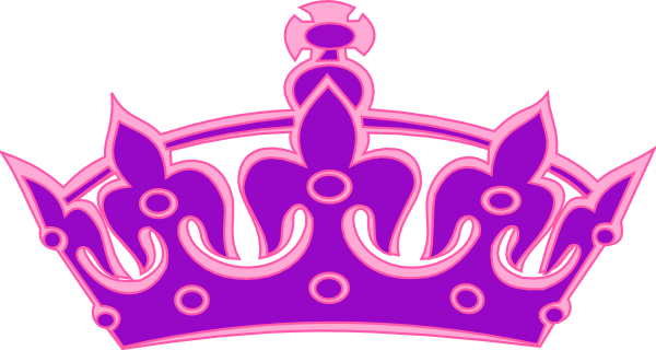 Purple Princess Tiara Clip Art Crown Clip Art   Vector Clip