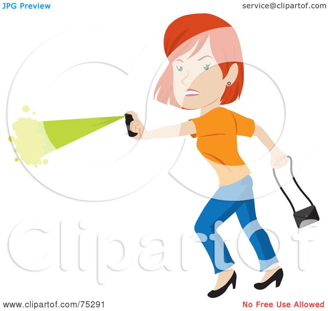 Royalty Free  Rf  Clipart Illustration Of A Tough Red Haired Caucasian