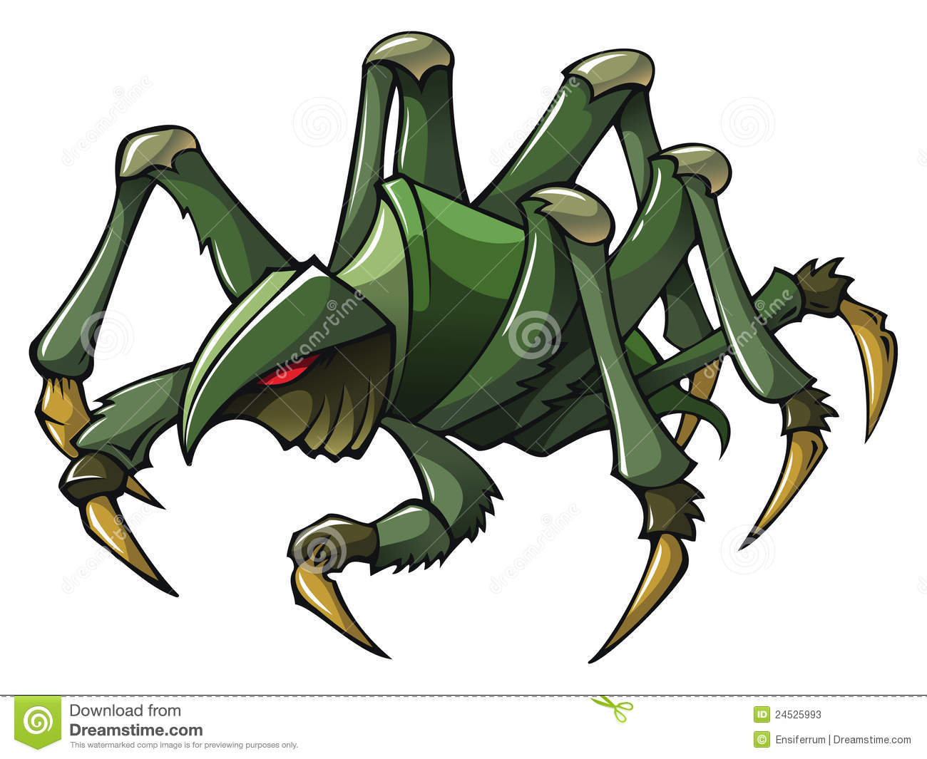Scary Spider Stock Photos   Image  24525993