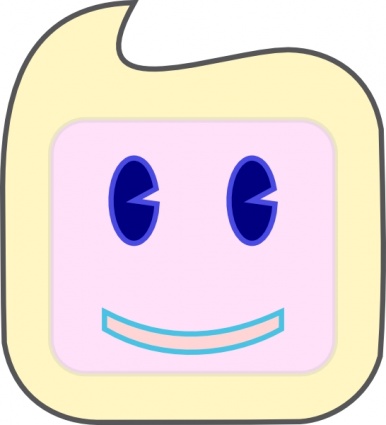 Smiley Square Face Clip Art Vector Free Vectors   Vector Me