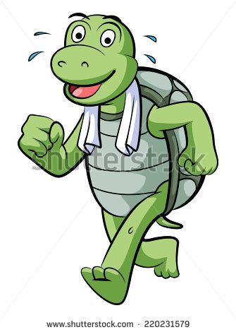 Stock Images Similar To Id 210131398   Cute Turtle Cartoon Running