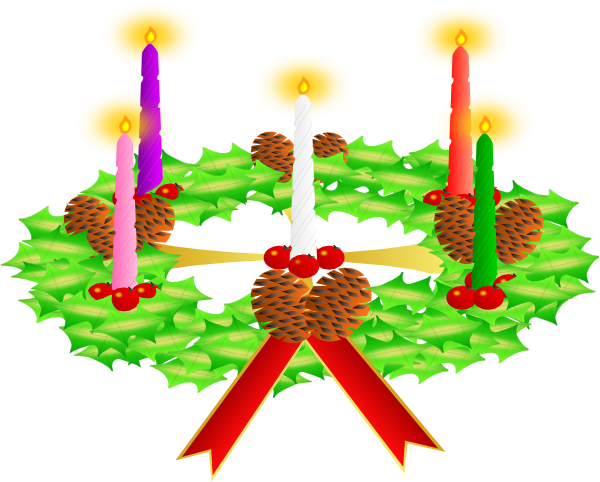 Advent Wreath Clip Art At Clker Com   Vector Clip Art Online Royalty