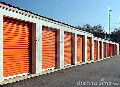 Bank Of Self Storage Units For Secure And Safe Storage