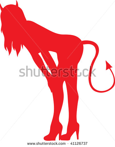 Clip Art Illustration Of A Sexy Devil Girl   41126737   Shutterstock