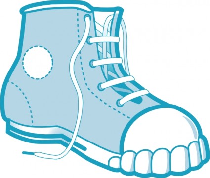Clothing Blue Boot Clip Art 22662 Jpg