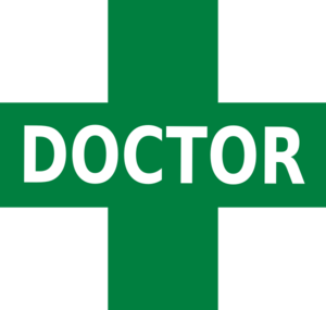 Doctor Logo Green White Clip Art At Clker Com   Vector Clip Art Online    