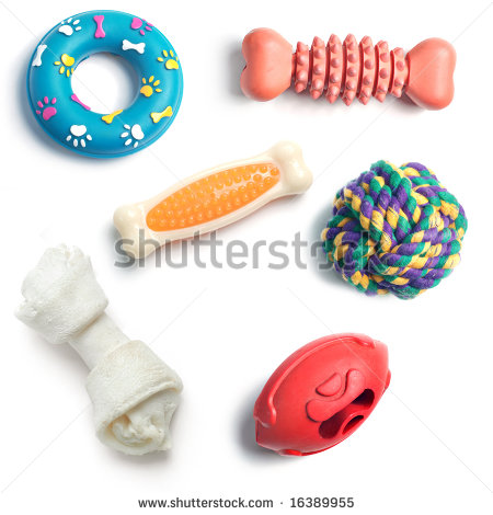Dog Chew Toy Clip Art Dog Toys Isolated On White
