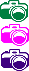 Dslr Camera Mulit Colors Clip Art