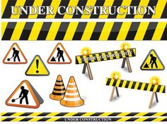 Free Construction Clip Art       Construction Signs Clip Art Vector