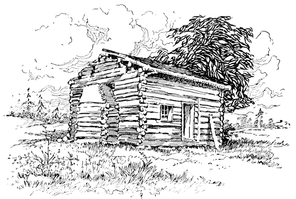 Gallery For   Log Cabin In Mountain Clip Art