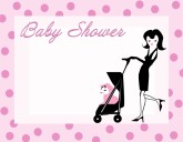 Modern Baby Shower Invitation Modern Spots Background