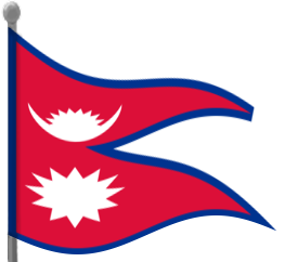 Nepal Flag Waving    Flags Countries N Nepal Nepal Flag Waving Png