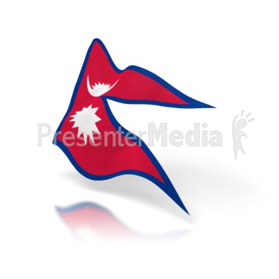 Nepal Flag   Wildlife And Nature   Great Clipart For Presentations