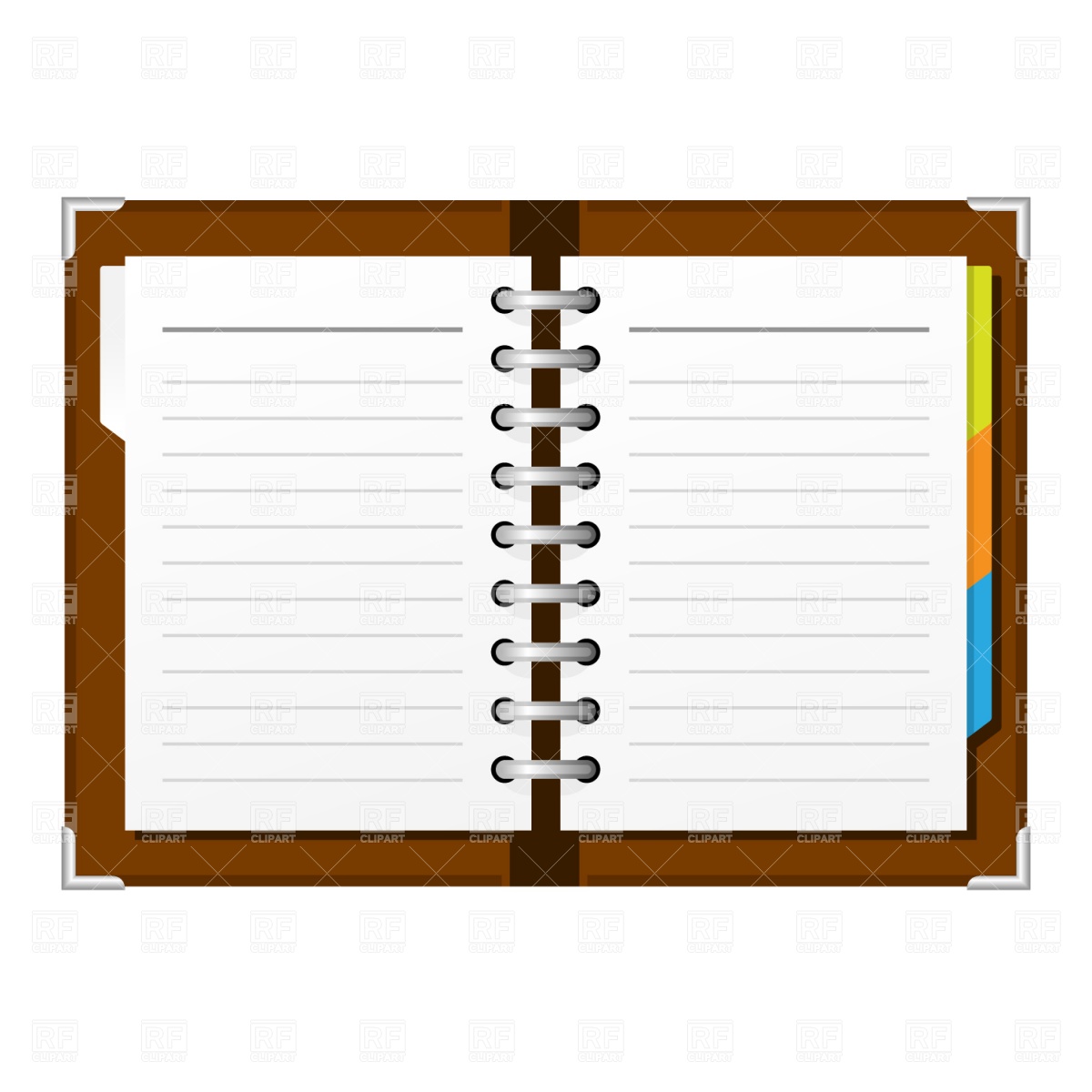 Notepad 1372 Design Elements Download Royalty Free Vector Clipart