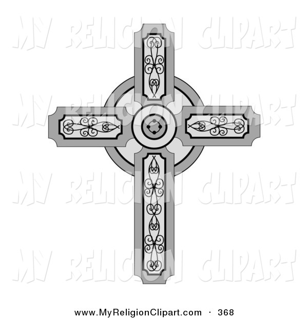 Ornate Cross Clip Art Pic  13