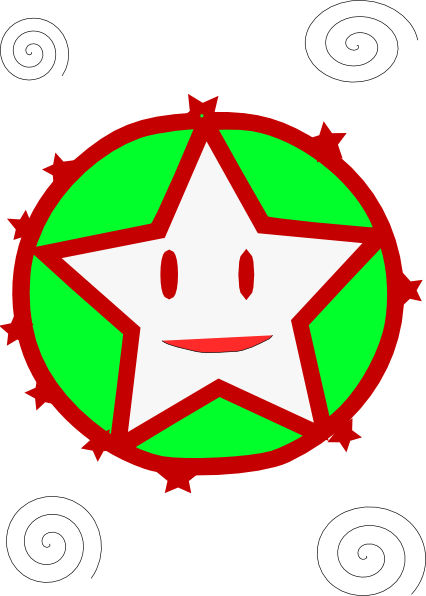 Smiling Star Clip Art At Clker Com   Vector Clip Art Online Royalty    