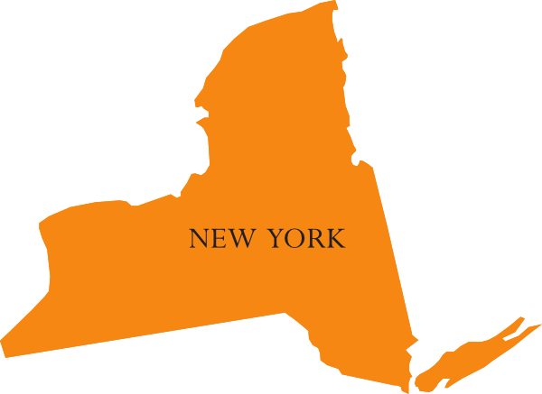 State Of New York Map Clip Art At Clker Com   Vector Clip Art Online    