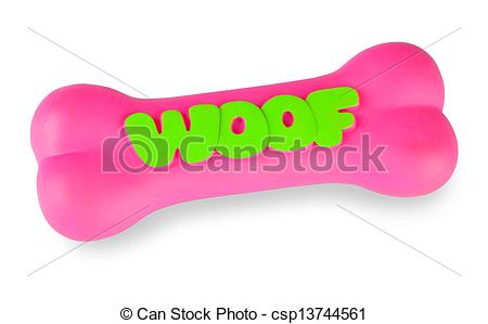 Stock Photo   Pink Plastic Dog Chew Toy   Stock Image Images Royalty