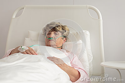 Terminally Ill Woman Stock Photo   Image  56941777