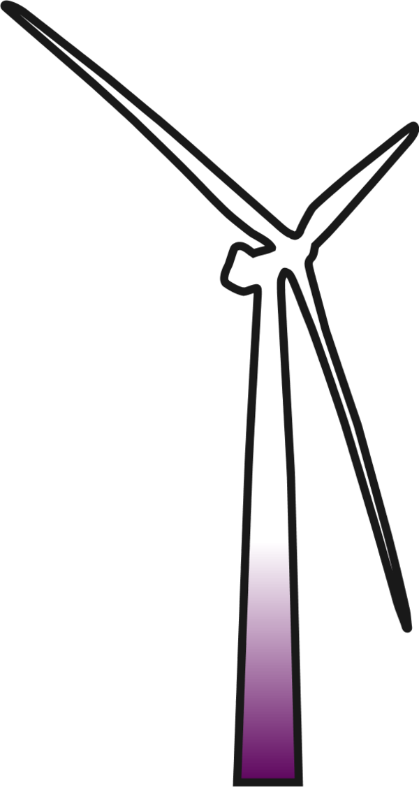 Wind Turbine 2   Vector Clip Art