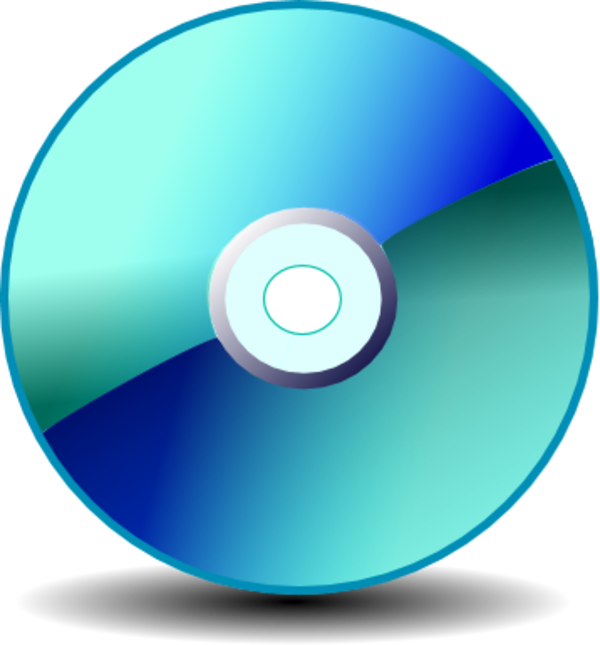 Cd Rom Dvd Compact Disc Computer Media   Vector Clip Art