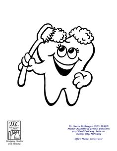 Clip Art Of Tooth Or Teeth   Tlc Dental Care   Dr  Karen Rethmeyer    