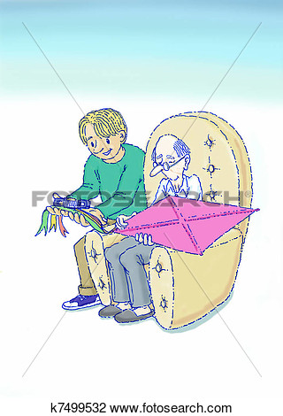 Clip Art   Taking Care Of Elderly People  Fotosearch   Search Clipart