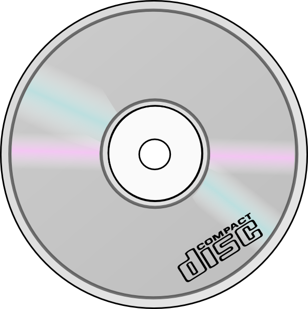 Compact Disc 3 Clip Art At Clker Com   Vector Clip Art Online Royalty    